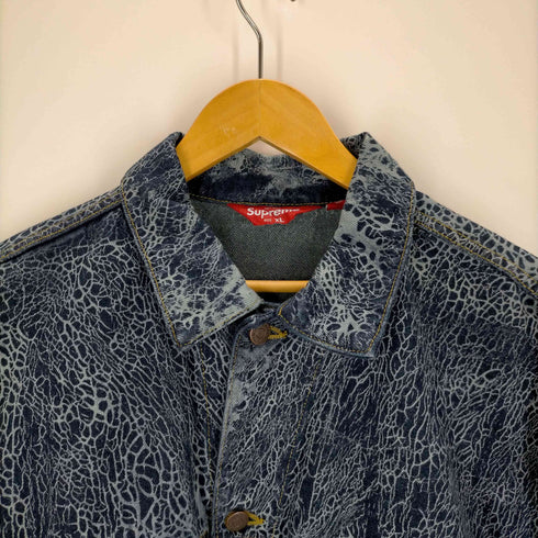 シュプリーム Supreme crackle denime trucker USA製 メンズ import:XL