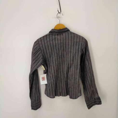 アニエスベー agnes b. ストライプコットンシャツ レディース 2