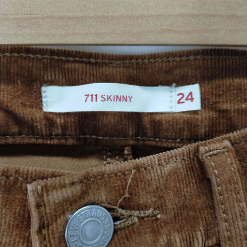 リーバイス Levis 711 skinny コーデュロイパンツ レディース W24L30