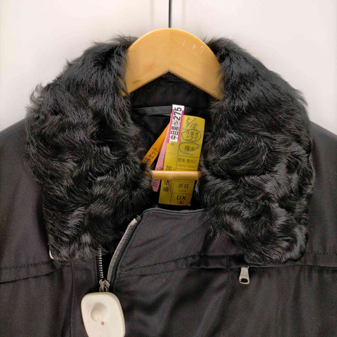 ヒューゴボス HUGO BOSS 襟ファー ライダースジャケット メンズ 40