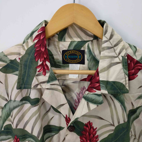 ハワイアンリザーブ HAWAIIAN RESERVE USA製 MADE IN HAWAII コットンアロハシャツ メンズ import:L