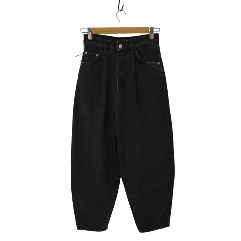 ザラ ZARA タックデニム バルーンパンツ レディース EUR:34