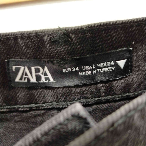 ザラ ZARA タックデニム バルーンパンツ レディース EUR:34