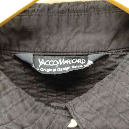 ヤッコマリカルド YACCO MARICARD 総ピンタック ロングスリーブシャツ レディース JPN:2
