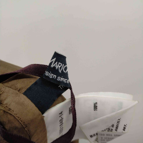 ヤッコマリカルド YACCO MARICARD シルク プリーツワイドパンツ レディース JPN:0