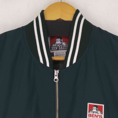 ベンデイビス BEN DAVIS バックロゴプリント ジップアップブルゾン メンズ M