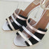 マローンスリアーズ Malone Souliers Zola Metallic Leather And Suede ゾーラ メタリック レザーアンドスウェードサンダル レディース 37 1/2