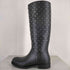 サンローランパリ SAINT LAURENT PARIS Rubber Crystal Rain Boots ストーン付き ロングレインブーツ レディース 40