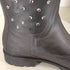 サンローランパリ SAINT LAURENT PARIS Rubber Crystal Rain Boots ストーン付き ロングレインブーツ レディース 40