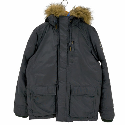アバクロンビーアンドフィッチ Abercrombie & Fitch フェイクファーナイロンジャケット メンズ JPN:M