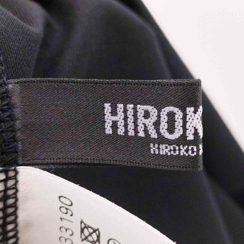 ヒロコビス HIROKO BIS 【洗える】フラワーレース七分袖プルオーバー レディース JPN:11号