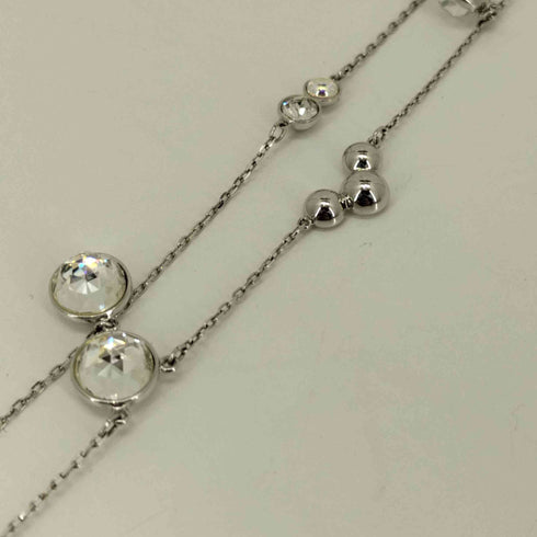 スワロフスキ SWAROVSKI 石付 チェーンネックレス レディース