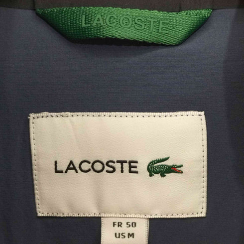 ラコステ LACOSTE リサイクルナイロンウィンドブレーカー メンズ import:M