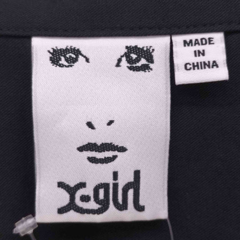 エックスガール X-girl BOx LOGO L/S SHIRT レディース JPN:2