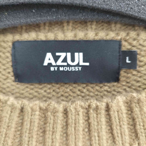 アズールバイマウジー AZUL by moussy 23AW ブランケットステッチニットプルオーバー メンズ L