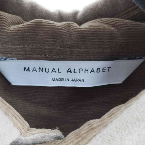 マニュアルアルファベット MANUAL ALPHABET WOOL R/CFP SHT メンズ JPN:3