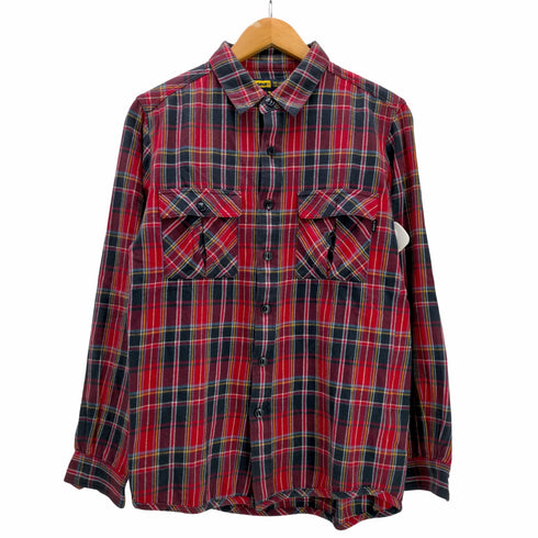 エクストララージ XLARGE チェック柄 コットン 長袖シャツ メンズ import:M