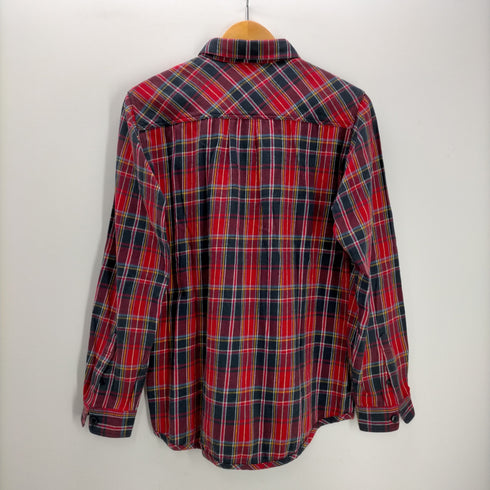 エクストララージ XLARGE チェック柄 コットン 長袖シャツ メンズ import:M