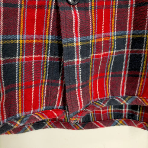 エクストララージ XLARGE チェック柄 コットン 長袖シャツ メンズ import:M
