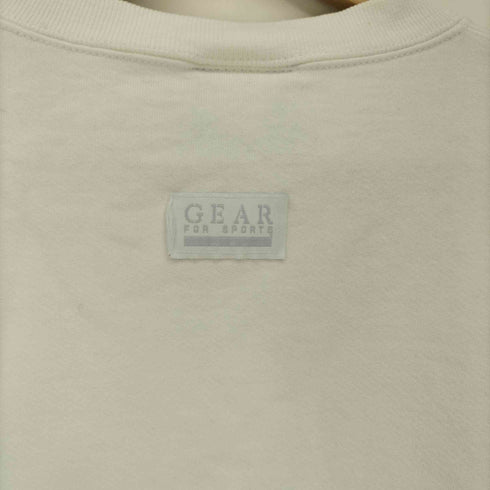 ギア GEAR 90S USA製 企業ロゴ 刺繍 Vガゼット クルーネック スウェット メンズ import:S