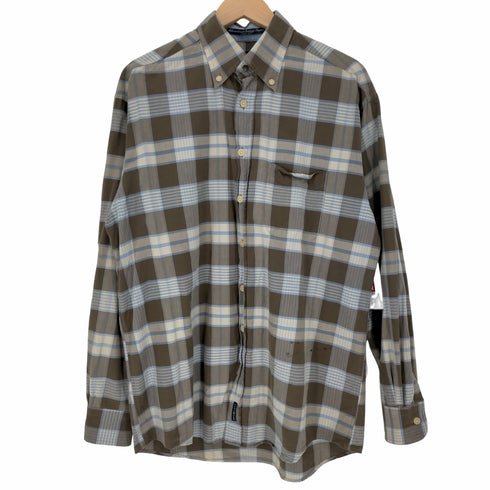 ガント GANT SPORT FIT タータンチェック L/S ボタンダウン コットンシャツ メンズ import:L