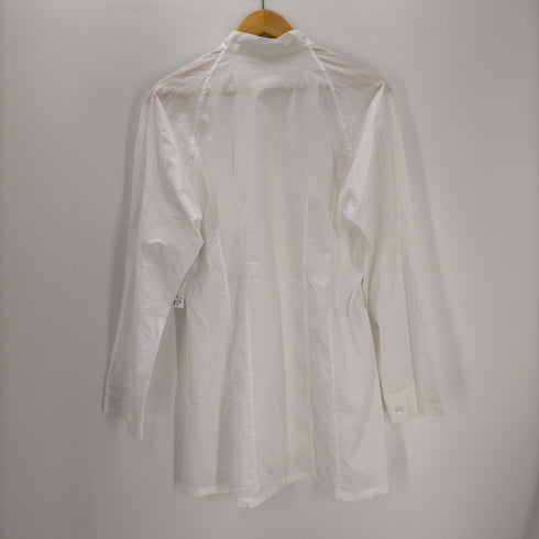 イッセイミヤケ ISSEY MIYAKE L/S サイドスリットバンドカラーシャツ メンズ JPN:2
