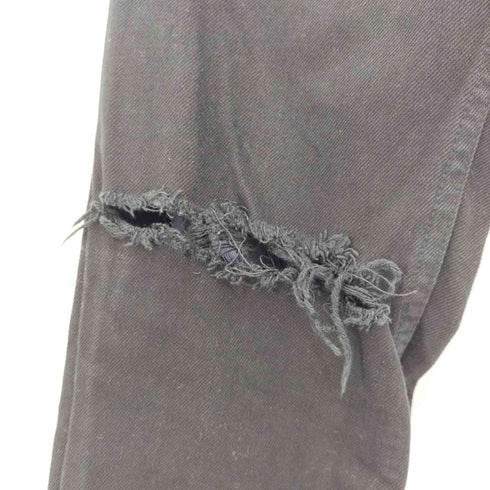 サージ SERGE de bleu ART.SLIM DAMAGE ダメージデニムパンツ ブラックデニム メンズ