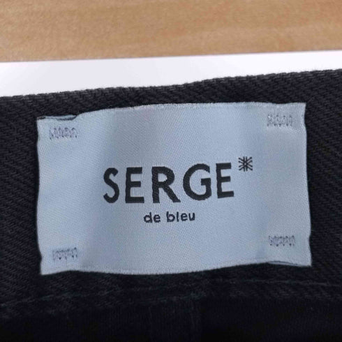 サージ SERGE de bleu ART.SLIM DAMAGE ダメージデニムパンツ ブラックデニム メンズ