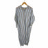 ヌキテパ NE QUITTEZ PAS C.VOILE STRIPE KURTA DRESS マドラスストライプドレス レディース