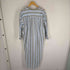ヌキテパ NE QUITTEZ PAS C.VOILE STRIPE KURTA DRESS マドラスストライプドレス レディース