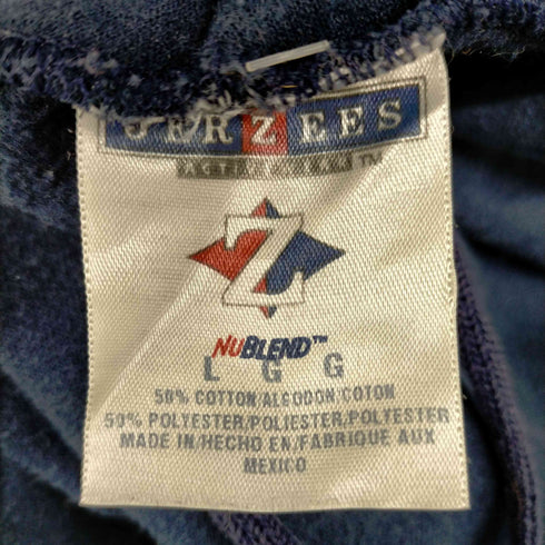 ジャージーズ JERZEES チェック カレッジ ワッペン プルオーバーパーカー メンズ import:L