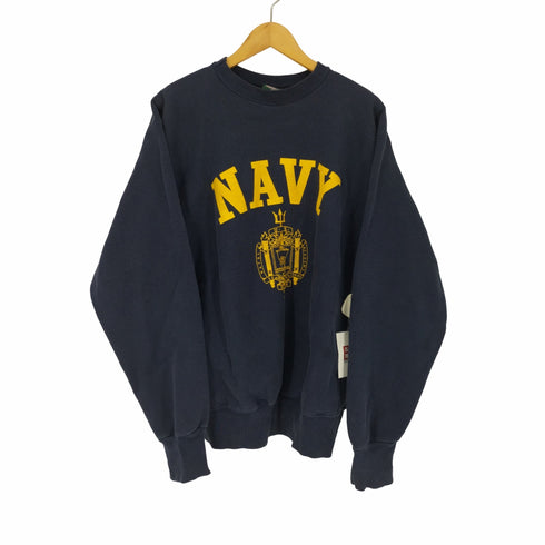 エムブイスポーツ MV SPORT 90S USA製 U.S. NAVY クルーネック スウェット メンズ import:XL