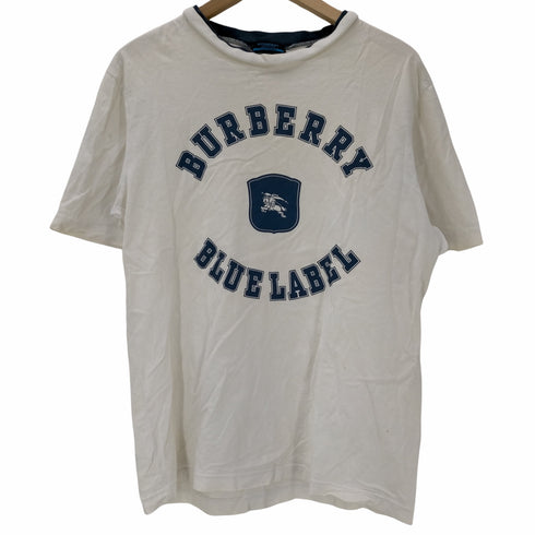 バーバリーブルーレーベル BURBERRY BLUE LABEL S/S ロゴプリントTシャツ メンズ JPN:M