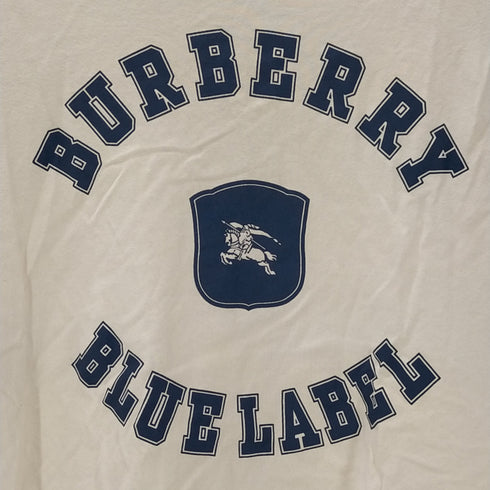 バーバリーブルーレーベル BURBERRY BLUE LABEL S/S ロゴプリントTシャツ メンズ JPN:M