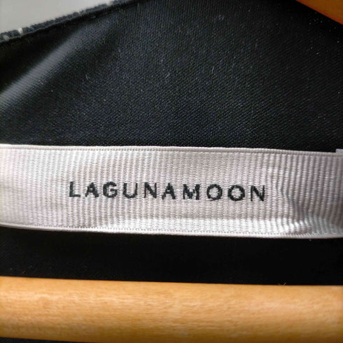 ラグナムーン Lagunamoon スリットスリーブアシンメトリーカラーワンピース レディース JPN:S