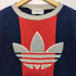 アディダス adidas 80-90s デサント製 トレフォイルロゴ クルーネックフリースプルオーバー メンズ 150