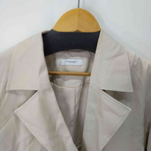 ページボーイ PAGEBOY テンセルスマートトレンチコート レディース JPN:M