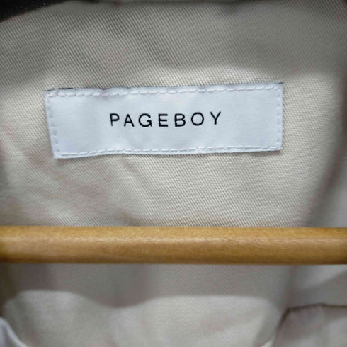 ページボーイ PAGEBOY テンセルスマートトレンチコート レディース JPN:M