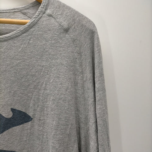 QANTAS BUSINESS カンタス 国際線 ロゴプリントTシャツ ビジネスクラスリラックスウェア メンズ L/XL