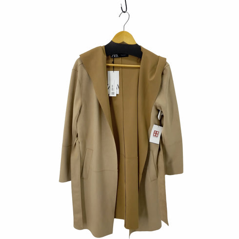 ザラ ZARA スエード ロングカーディガン レディース M