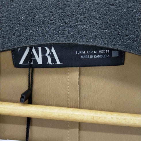 ザラ ZARA スエード ロングカーディガン レディース M