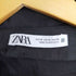 ザラ ZARA ラインストーンボタンポプリンシャツ レディース import:M