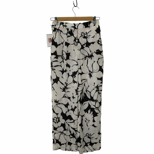 ザラ ZARA MASCULINE TROUSERS WITH A TROPICAL PRINT レディース JPN:S