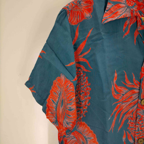 kiilani 50S ホノルル製 三角タグ アロハシャツ パイナップル メンズ JPN:M