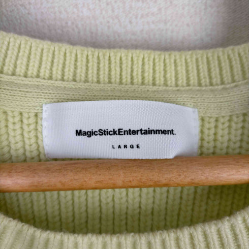 マジックスティック MAGIC STICK 3D MOTO Rib Crew Knit メンズ JPN:L