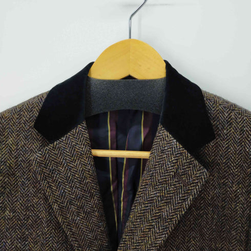 リーツテイラーザズー REATS TAILOR ZAZOUS 襟切り替えしロングコート メンズ 38