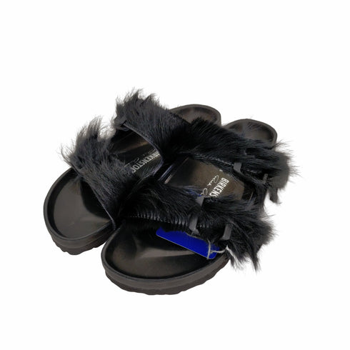 リックオウエンス RICK OWENS Arizona ファー付きストラップサンダル レディース JPN:24 L6