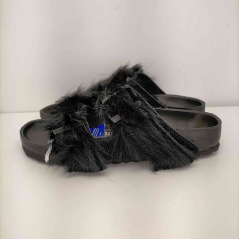 リックオウエンス RICK OWENS Arizona ファー付きストラップサンダル レディース JPN:24 L6