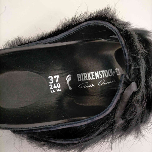 リックオウエンス RICK OWENS Arizona ファー付きストラップサンダル レディース JPN:24 L6