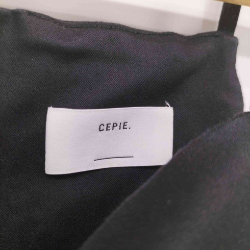 セピエ CEPIE. 23SS コットンサテン スリット キャミワンピース レディース FREE